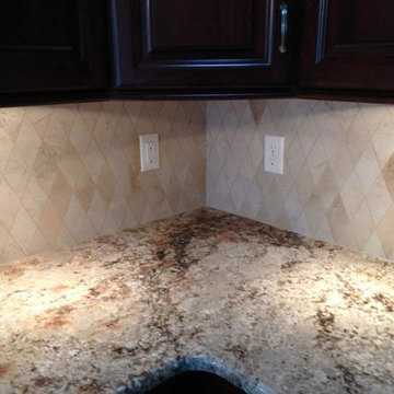 Harlequin backsplash