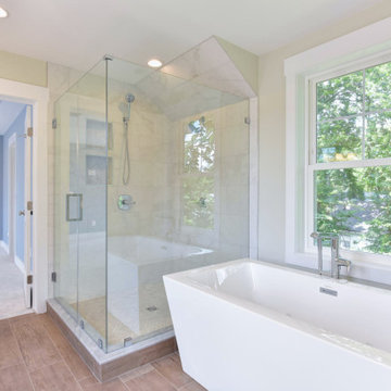 Split Level Custom Pop Top Addition Shower+Tub