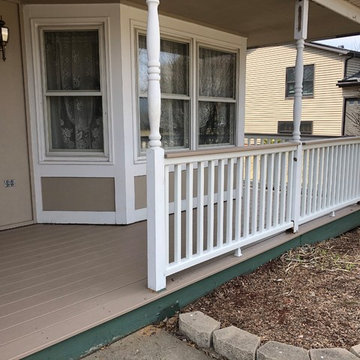 Deck builder near me- Front Porch Trex Transcend