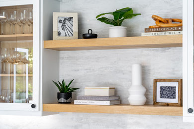 Inspiration for a mid-century modern kitchen remodel in San Diego