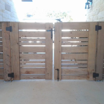 Custom Horizontal Cedar Fence