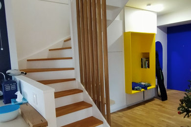 Réalisation d'un escalier design.