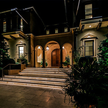 Outside
