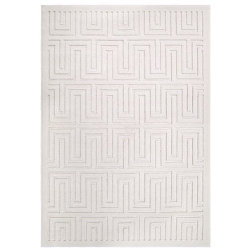 Orian Nouvelle Boucle Dovetail Natural Area Rug, 5'2" x 7'6"