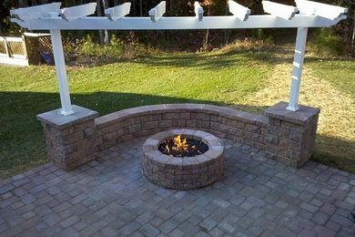 Inspiration for a modern patio remodel in Minneapolis