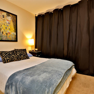 Black Hanging Room Divider Kit