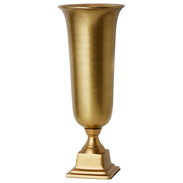 Large Gold Urn Vase