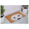 Calloway Mills White Labrador Doormat, 24"x36"