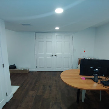 Hardwood Stairway and Basement Remodeling Project - Ashland MA