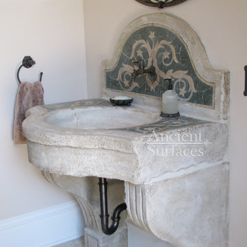 Powder Rooms (Mediterranean Style)