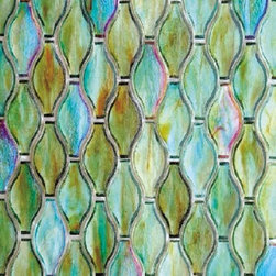 Silhouette glass tile mosaic by Hirsch - Mosaic Tile