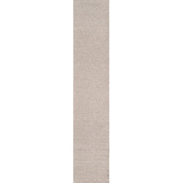 Momeni Downeast Dow-6 Outdoor Rug, Natural, 2'7"x7'6" Runner