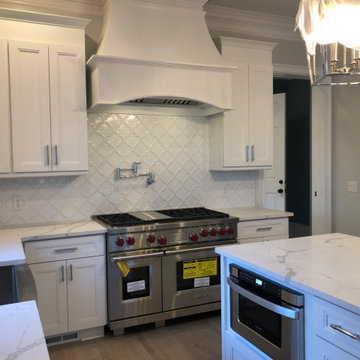 Clean Lines, Classic Hues: A White Kitchen Delight