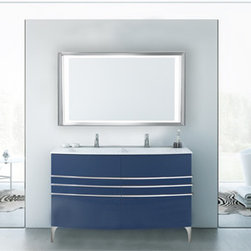 Blue Modern Bathroon Console - Bathroom Vanities And Sink Consoles