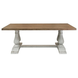 light oak pedestal dining table