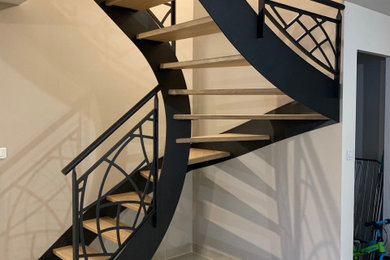 Aménagement d'un escalier moderne.