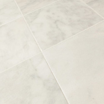 Turkish Carrara Marble Tile, White Polished, 20 Boxes, 12"x24"x3/8"