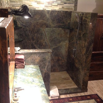 Rainforest Green Marble Master Ensuite