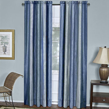 Ombre Window Curtain Panel, 50"x84", Blue