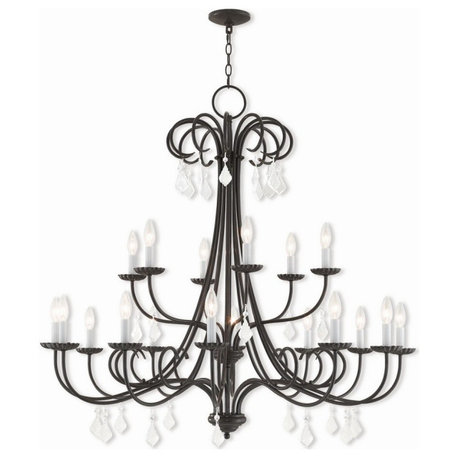 Livex Lighting 40870-91 Daphne - Eighteen Light 2-Tier Foyer