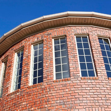Phoenix Brick Home featuring Cavanal Thin Stone - North Carolina