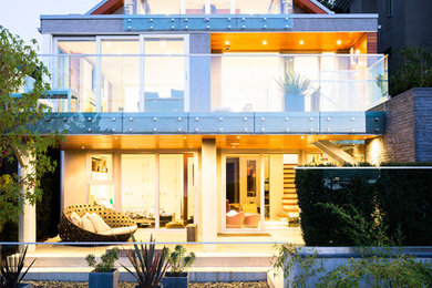 Example of a trendy exterior home design in Vancouver