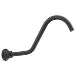Moen - Moen Waterhill Wrought Iron  14" Shower Arm S113WR - Vintage and full of character, Waterhill bath faucets and accessories bring provincial elegance to today's more traditional homes. Period-era details like a gooseneck spout and top finial give each faucet an authentic feel.