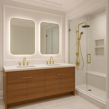 Golden Glow Master Bathroom – Richmond Hill