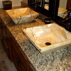 Stone Vessel Sinks - Bathroom Sinks