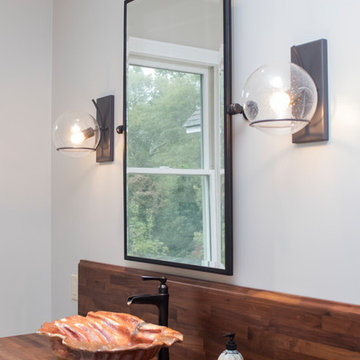 Rustic Master Bathroom Suite Remodel