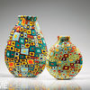 Hundterwasser Handmade Glass Vase, Small