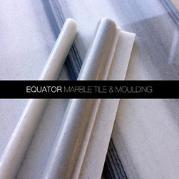 Equator marble tile 12x24 & moulding pencil & ogee - Accent Trim And Border Tile