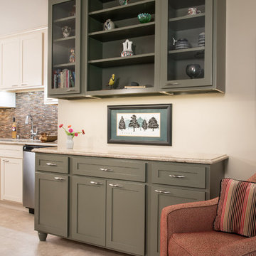 Cozy Kitchen and Hearth Room Redo