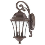 Acclaim Lighting - Acclaim Lighting 3612BC Waverly, 3-Light Outdoor Wall t, 9.25 In W - This Three Light Wall Lantern has a Black Finish aWaverly Three Light  Black Coral Hammered *UL Approved: YES Energy Star Qualified: n/a ADA Certified: n/a  *Number of Lights: 3-*Wattage:60w Candelabra bulb(s) *Bulb Included:No *Bulb Type:Candelabra *Finish Type:Black Coral