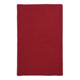 Simply Home Solid Rug, Sangria, 7'x9', 7'x9' - Contemporary - Outdoor ...