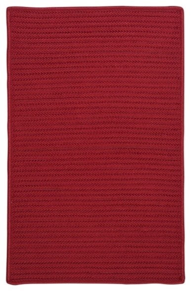Simply Home Solid Rug, Sangria, 7'x9', 7'x9' - Contemporary - Outdoor ...