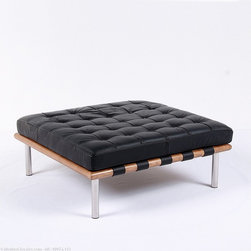 Mies van der Rohe: Exhibition Square Ottoman - Footstools And Ottomans