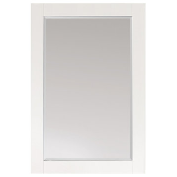Shannon 36" Rectangular Bathroom/Vanity Framed Wall Mirror, White