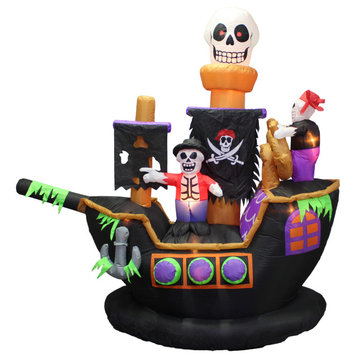 Skeleton Crew on Pirate Ship, 7'