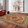Pasargad Home Serapi Collection Hand-Knotted Wool Area Rug, 14'x14'