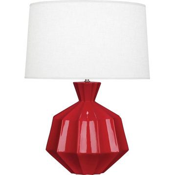 Robert Abbey Orion TL Orion 27" Vase Table Lamp - Ruby Red