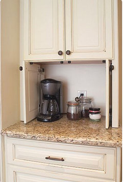 Coffee maker cabinet