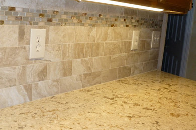 Ficcara Quartz Countertops and Tile Backspalsh