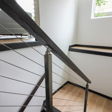 Project #70 | Open-Riser Staircase with Cable Railing