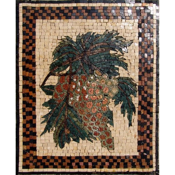 Mosaic Designs, Grapes Uva, 14"x18"