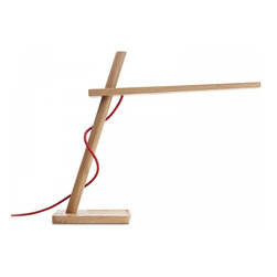 Clamp Mini Table Lamp | White Oak - Table Lamps