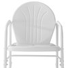 Griffith 2-Piece Outdoor Rocking Chair Set, White Gloss