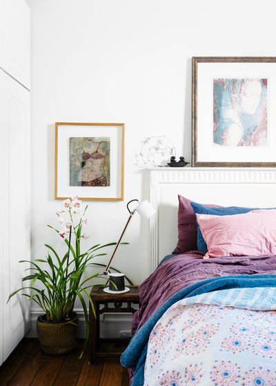 Eclectic Bedroom by Kim Pearson Pty Ltd