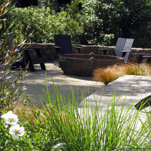 Back Yard fire pit area