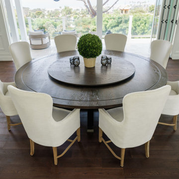 DANO'S ROUND PEDESTAL DINING TABLE